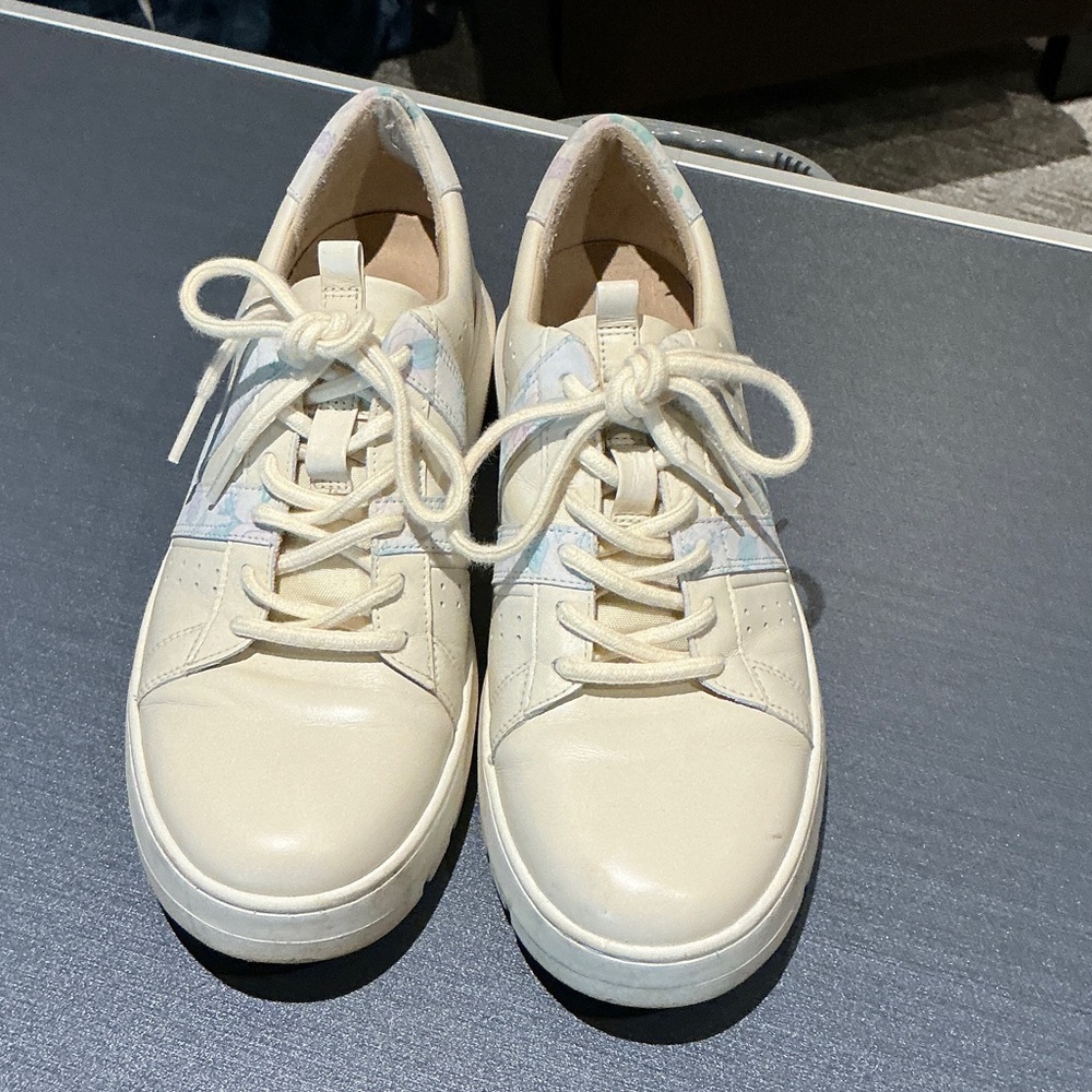 Vionic Cream and Pastel Sneakers